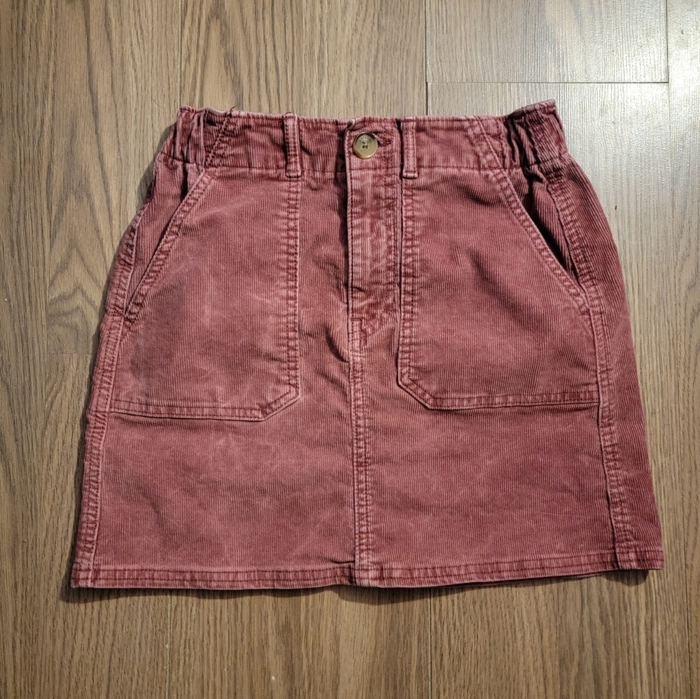 American Eagle Corduroy Mini Pencil Skirt Size 00